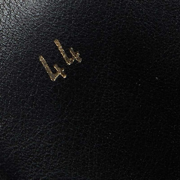 Versace Black Leather Palazzo Medusa High Top Slip On Sneakers Size 44 - Picture 3 of 9